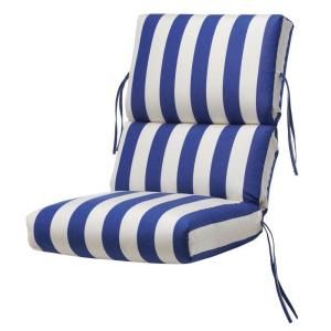 Home Decorators Collection Maxim Riviera Sunbrella Bull Nose High Back Outdoor Chair Cushion DISCONTINUED 1573310320