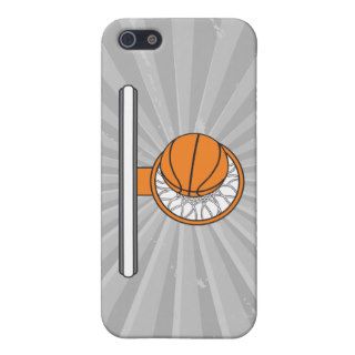 basketball into net top view graphic iPhone 5 case