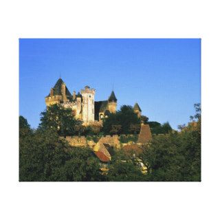 Europe, France, Montforte. The medieval castle Gallery Wrapped Canvas