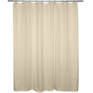 Beige Microfiber Shower Curtain Liner Shower Liners