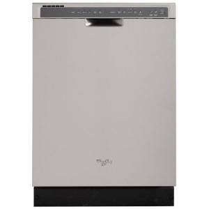 Whirlpool Front Control Dishwasher in Monochromatic Stainless Steel WDF530PAYM