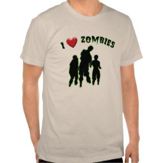 i love zombies cool halloween gifts tees