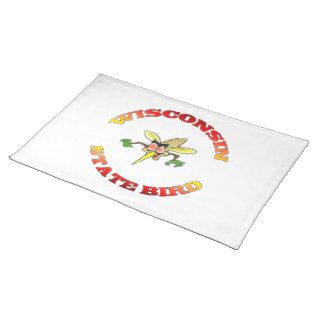 Wisconsin State Bird American MoJo Placemat