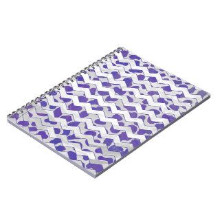 Dalmatian Purple and White Print Notebook