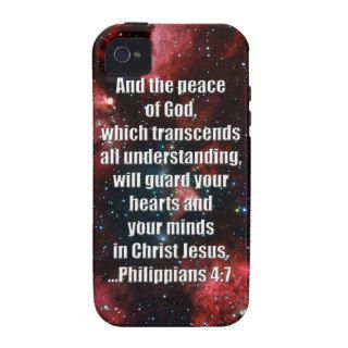 Philippians 47 Bible Verse Custom Vibe iPhone 4 Cover