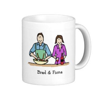 Cooking couple coffee mug