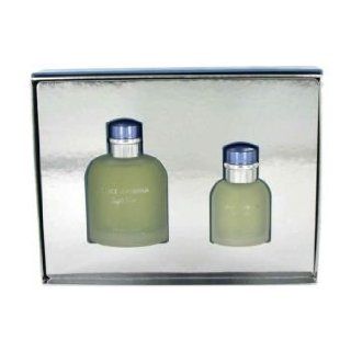 Light Blue Cologne Gift Set   4 .2 oz Eau De Toilette Spray + 1.3 oz Eau De Toilette Spray by Dolce & Gabbana for Men  Personal Fragrances  Beauty