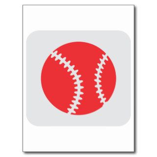 Creative Baseball Logo Design Post Cards