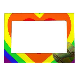 Softball Pride Magnetic Photo Frames