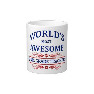 World's Most Awesome 2nd. Grade Teacher Jumbo Mug