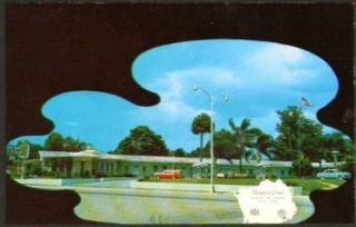Tropical Court US 441 301 27S Ocala FL postcard 50s Entertainment Collectibles