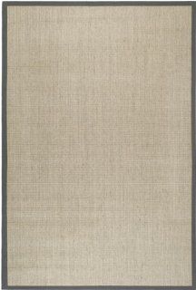 Safavieh Natural Fibers Collection NF441D Sissal Area Rug, 8 Feet by 10 Feet, Charcoal Grey  