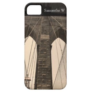 Vintage Sepia Brooklyn Bridge iPhone 5 Covers