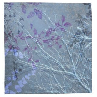 WUTHERING HEIGHTS, GHOSTLY BRANCHES SWEET BLUES PRINTED NAPKINS