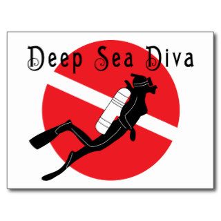 Deep Sea Diva Post Cards