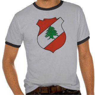 Lebanon Coat of Arms detail T shirts