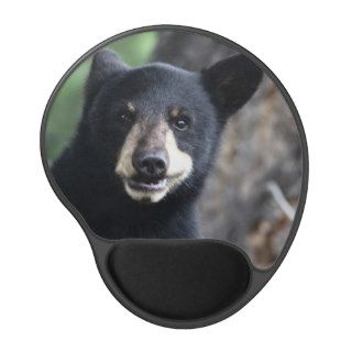 Smiling Black Bear Cub Gel Mousepad