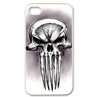 Custom Zombies Skull Cover Case for iPhone 4 4s LS4 3710 Cell Phones & Accessories