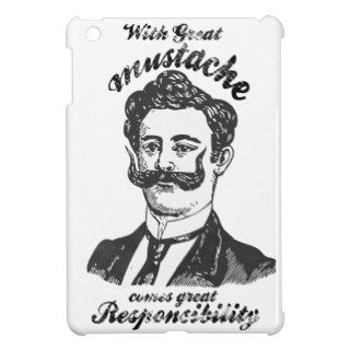 With great mustache comes great responsibility. iPad mini cases