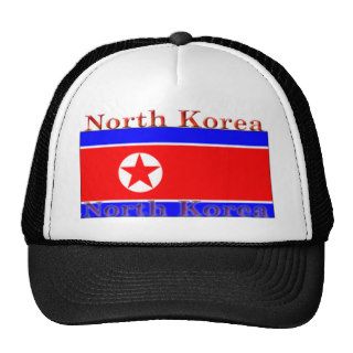 North Korea Korean Flag Trucker Hats