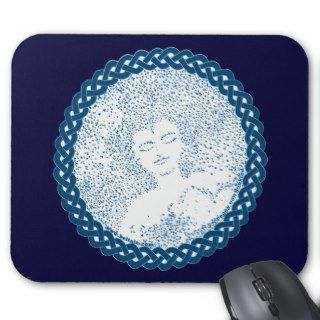 Celtic mousepad, Celtic Mother Moon design