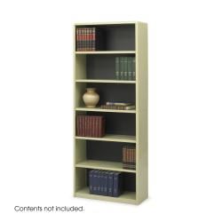 Safco Value Mate Steel 6 shelf Bookcase Safco Book & Display Cases