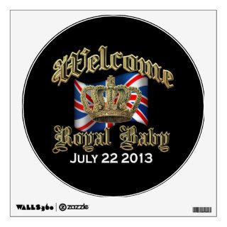 Welcome Royal Baby Keepsake Room Sticker