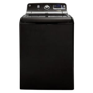 GE 5.0 cu. ft. High Efficiency Top Load Washer with Steam in Metallic Carbon, ENERGY STAR GTWS8655DMC