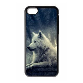 Wolf Hard Case for Apple Iphone 5C DoBest iphone 5C case CC459 Cell Phones & Accessories