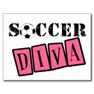 Soccer Diva Post Cards