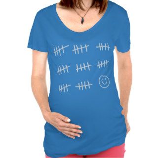 Counting Nine Months Funny Prison Maternity shirts