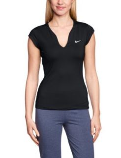 NIKE Pure Short Sleeve Ladies Tennis Shirt  Clothing