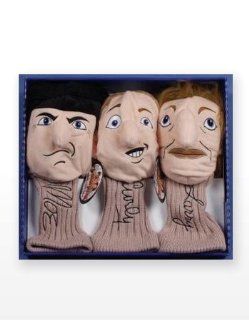 Licensed Three Stooges Golf Head Cover Gift Set 460 cc  Golf Club Head Covers  Sports & Outdoors