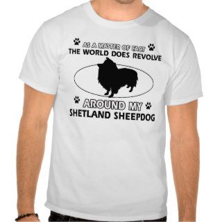 Funny shetlandsheepdog designs tee shirt