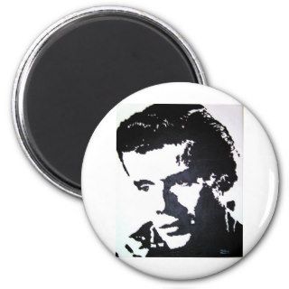 Dirk Bogarde painting by Maria Kemp Refrigerator Magnets