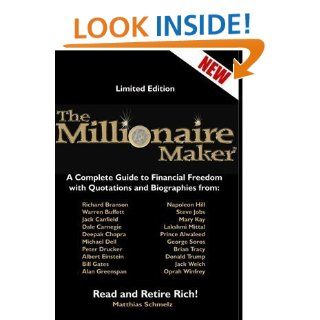 The Millionaire Maker  A Complete Guide to Financial Freedom Matthias Schmelz 9789729948916 Books