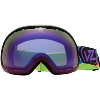VonZipper Fishbowl Adult Snow Racing Snow Goggles Eyewear   Purple Erkel/Astro Chrome / One Size Fits All Automotive