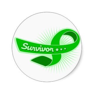 Kidney Disease Survivor Ribbon Sticker