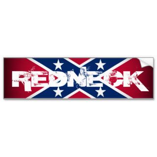 REDNECK   Flag Bumper Sticker