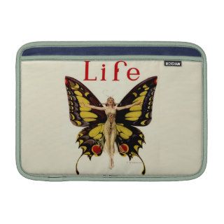 Vintage Life Flapper Butterfly 1922 MacBook Sleeve