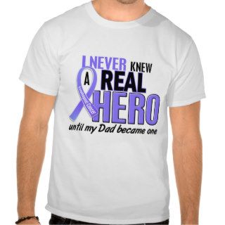 Never Knew A Hero Dad Esophageal Cancer T shirts