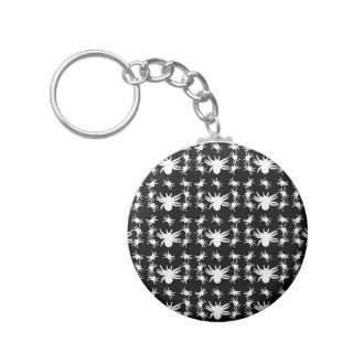 Select Your Color Spider Grid Pattern Key Chain