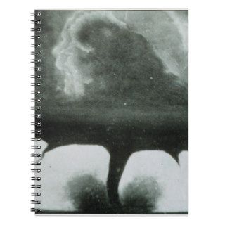 Oldest Known Photograph of a Tornado 1884 Notebook