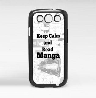 Keep Calm and Read Manga Samsung GALAXY S3 I9300 Hard Case Cell Phones & Accessories