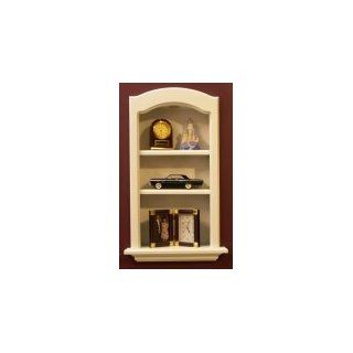(CN 448) Solid Wood Recessed in the wall Niche Shelf, 48"H, multiple colors   Wall Mounted Cabinets