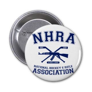 National Hockey and Rifle Association Button