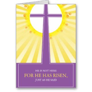 Religious Easter Cards He is Risen