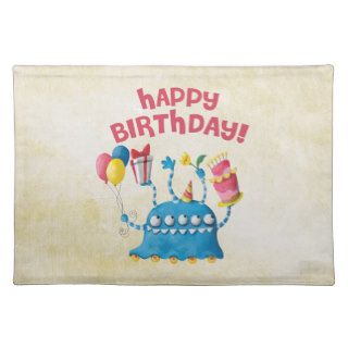 Happy Birthday Many Arms Place Mats