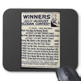 Winners July   August Slogan Contest Mouse Pads