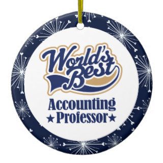 Accounting Professor Gift Ornament